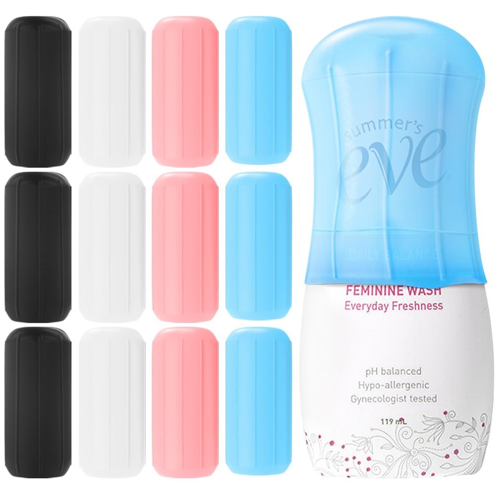 12 Pack Travel Essentials Silicone Bottle Covers, Cruise Ship✋